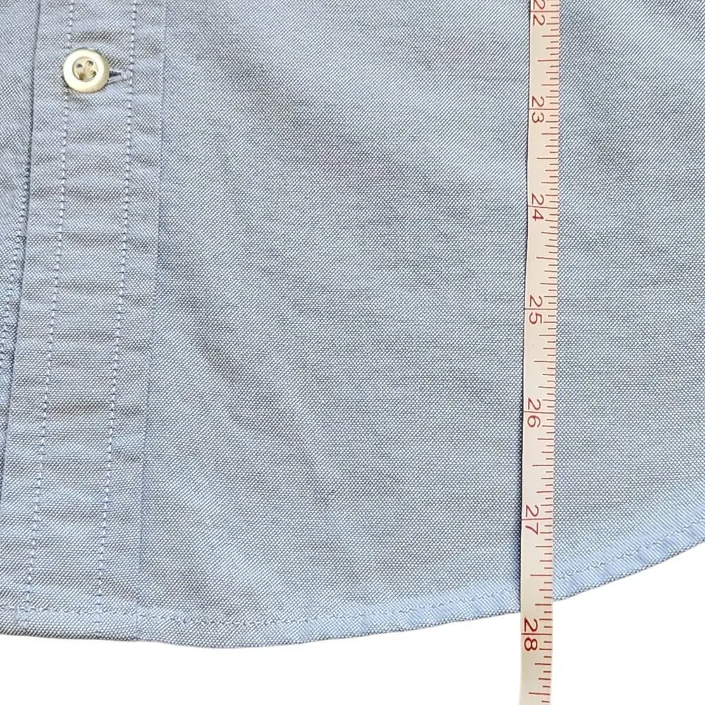 Banana Republic cotton oxford men's shirt light blue size S